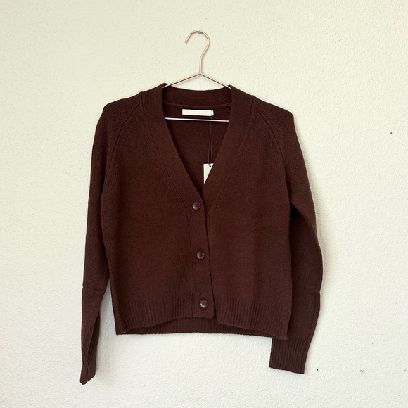 Revolve One Grey Day | Classic Cashmere Women's Cardigan - Picture 1 of 7